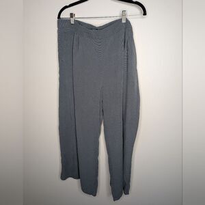 Eileen Fisher Wide Leg Cropped Gray Pants sz   XL